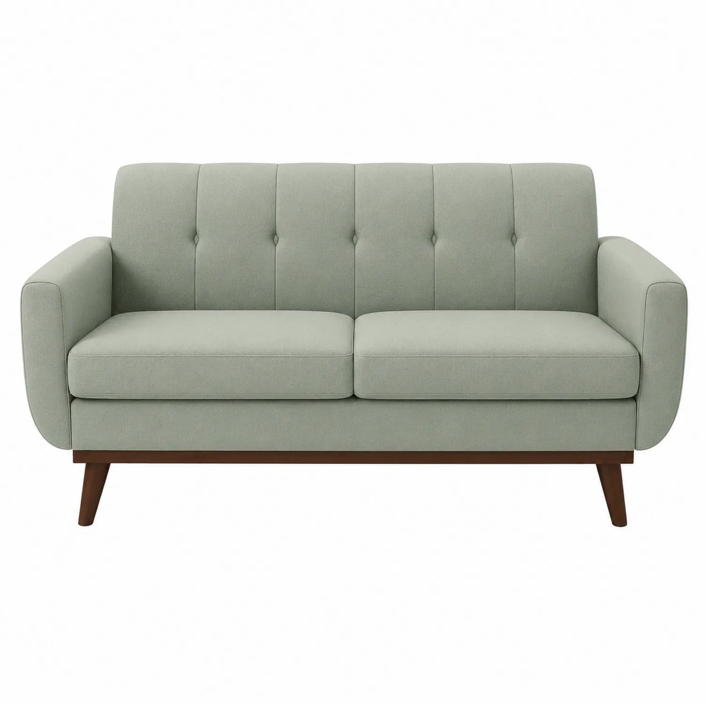 Sofa dwuosobowa tkanina zielona 150x85x80 cm